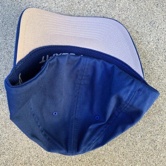 YUPOONG UCSB UC Santa Barbara Gauchos Fitted Hat Men's S/M Blue Embroidered Cap - Picture 3 of 5